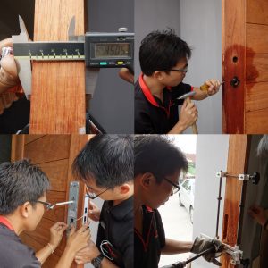 Hướng dẫn lắp khóa cửa vân tay - khóa cửa thông minh - khóa cửa điện tử - khóa từ
